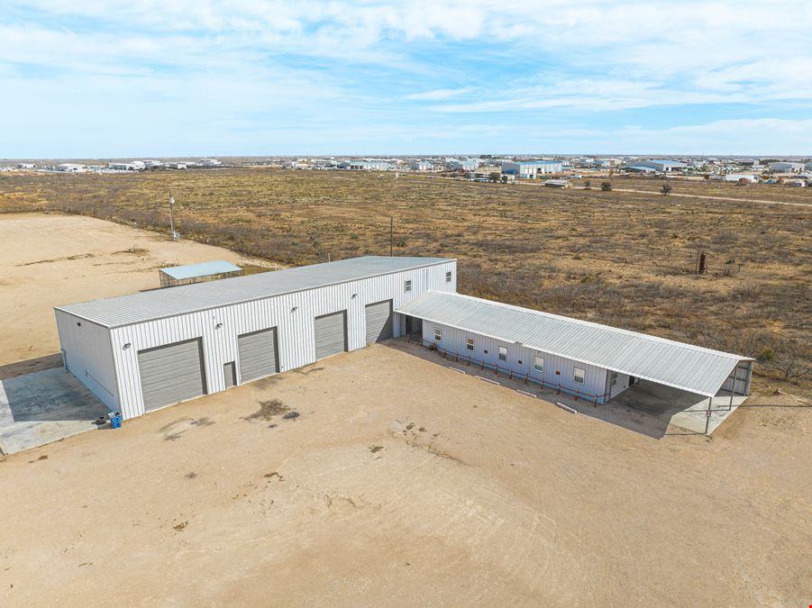 10 Acres + RV Hookup Maintenance Facility