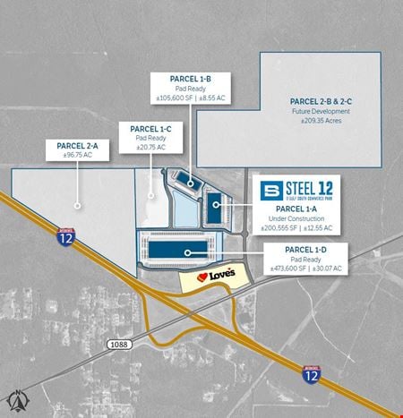 Preview of Industrial space for Rent at LA-1088