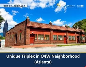 Unique Triplex in O4W Neighborhood (Atlanta)