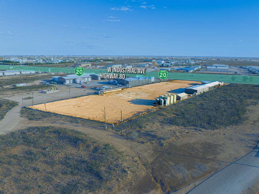 Shop, Office, & Yard w/ ±256' of W Hwy 80 Frontage!