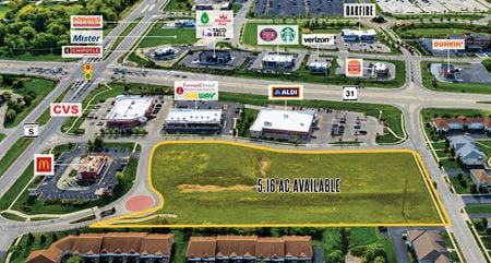 Preview of VacantLand space for Rent at NEQ of Hwy 31 & County S