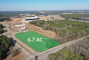 6.7 AC Corner Lot in Military Business Park