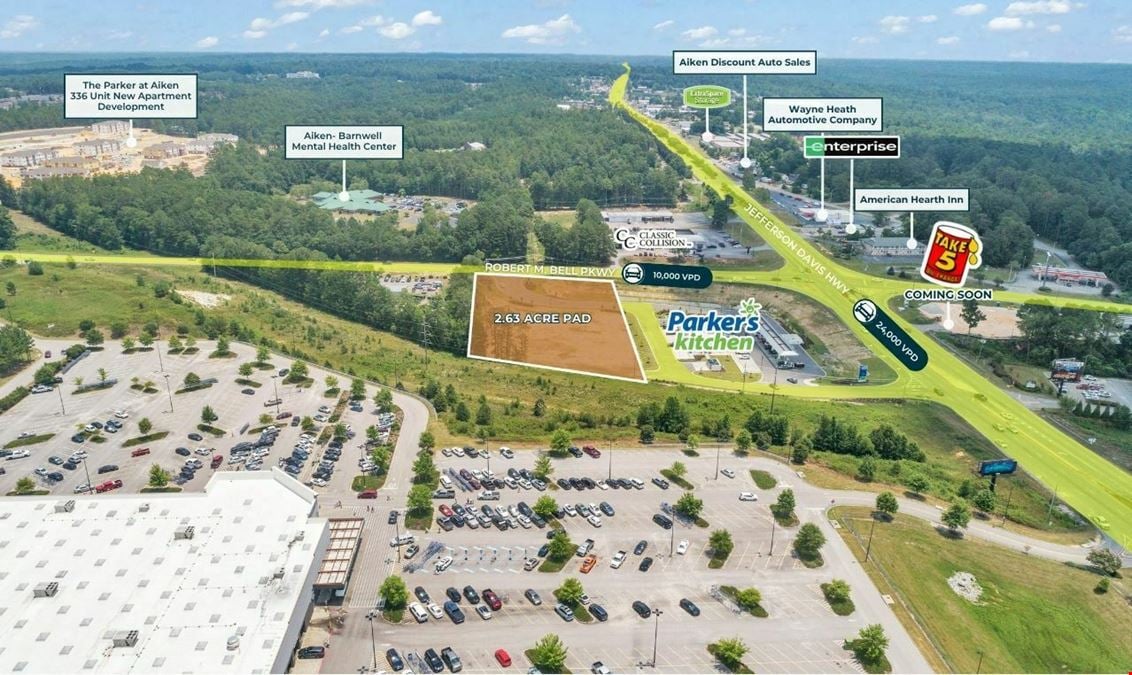 2.63 Acres | Pad Ready Site | Adjacent to Parker's