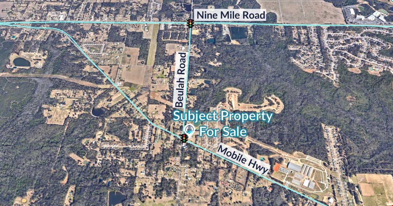 7998 Mobile Hwy | Signalized Hard Corner For Sale