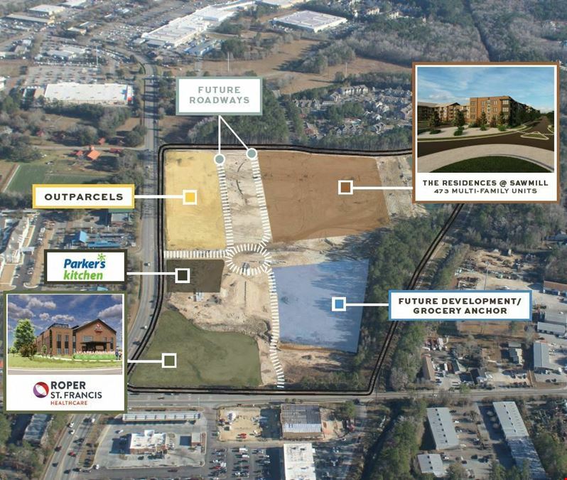 Sawmill Outparcels Berlin G Myers at Hwy 78, Summerville, SC