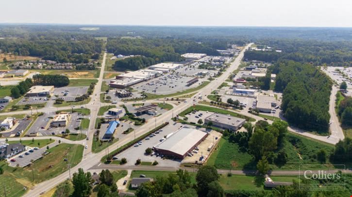 Retail Shopping Center on Main Street in Laurens, SC