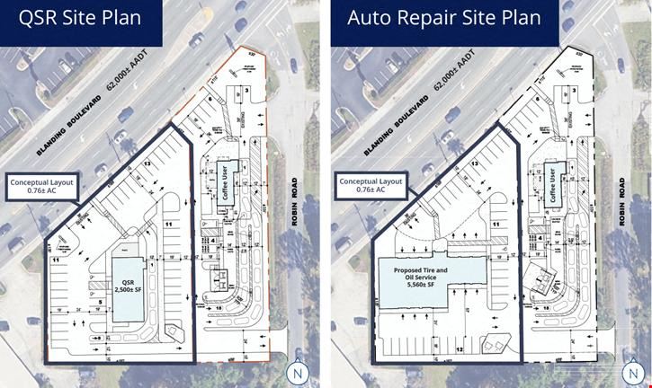 0.76± Acre Ground Lease on Blanding Boulevard