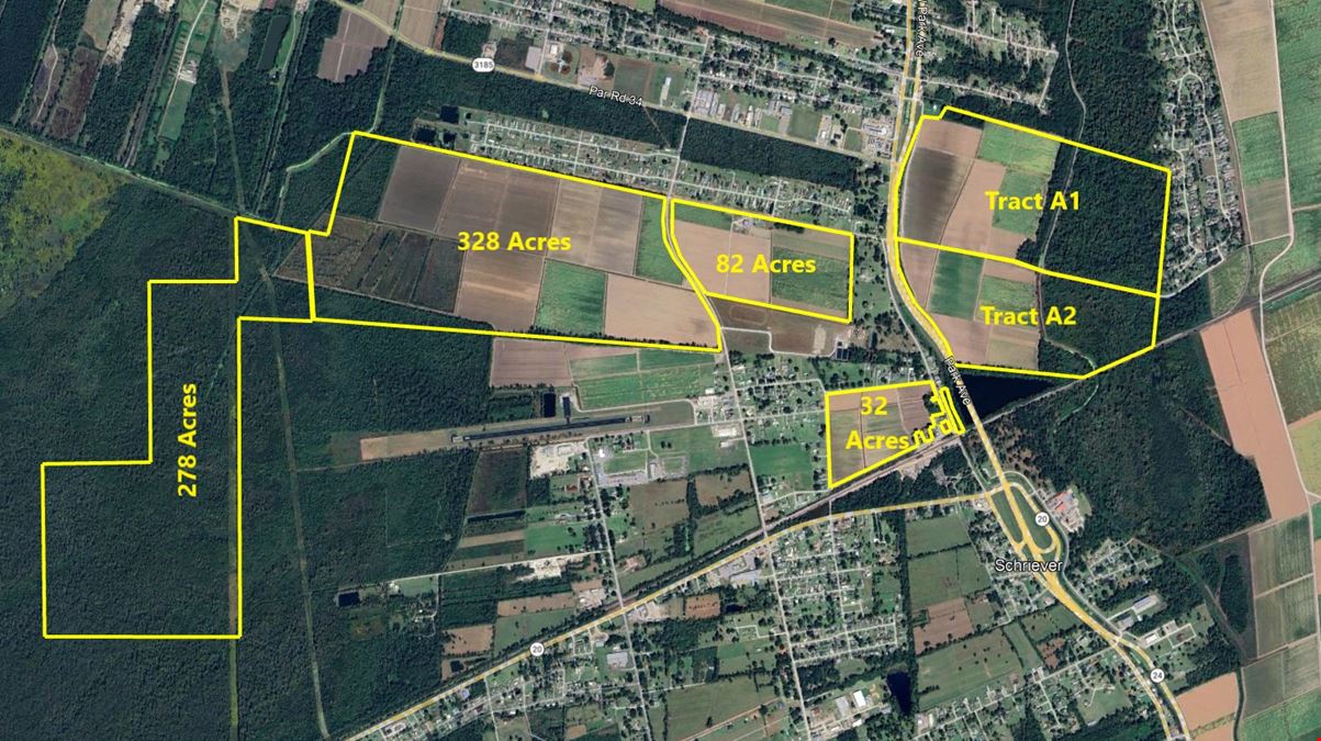 Tract A2 Ducros Plantation - 117.9 Acres in Houma-Thib MSA