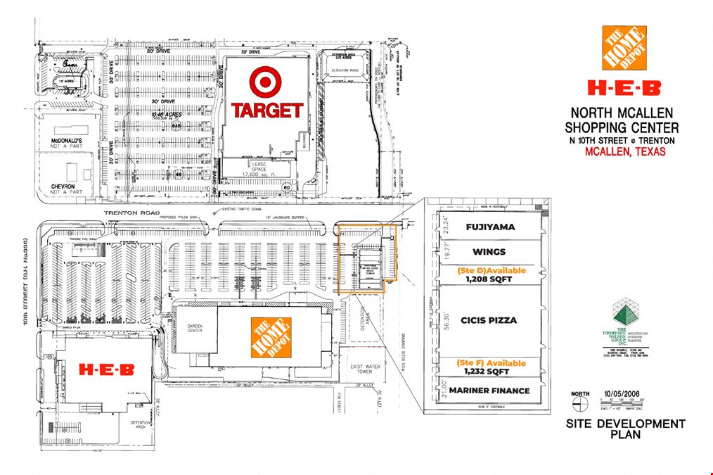 1,208 SF - 1,232 SF Retail Spaces | North McAllen