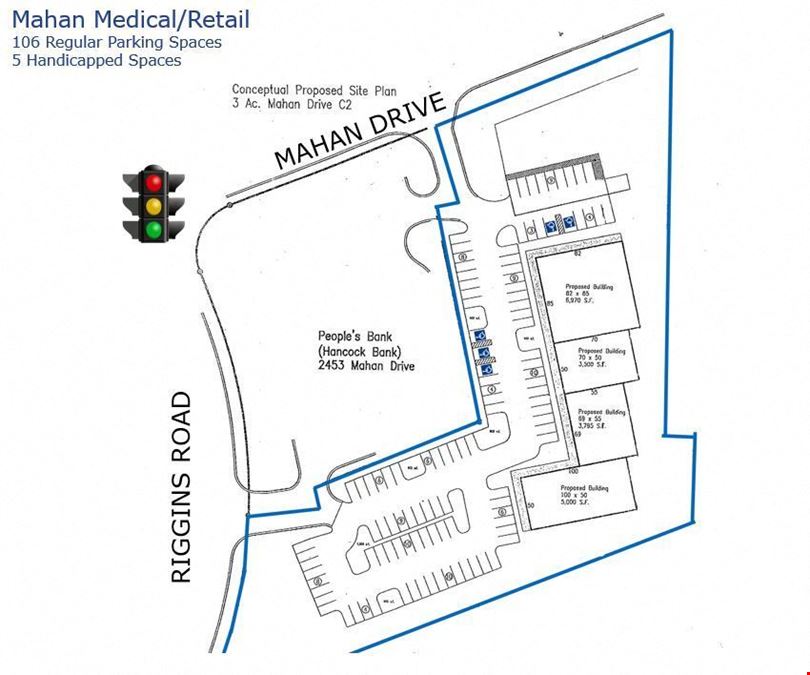 Medical, Office or Retail Center for Lease – 2459 Mahan Drive, Tallahassee, FL