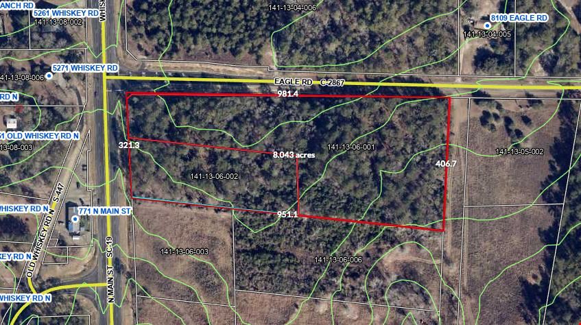 Signalized Hard Corner, New Ellenton, SC