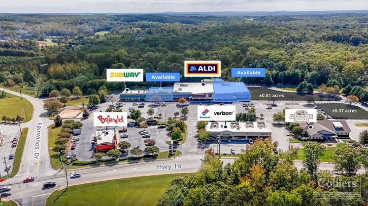 Landrum Retail Center Big-Box and Shop Space Available