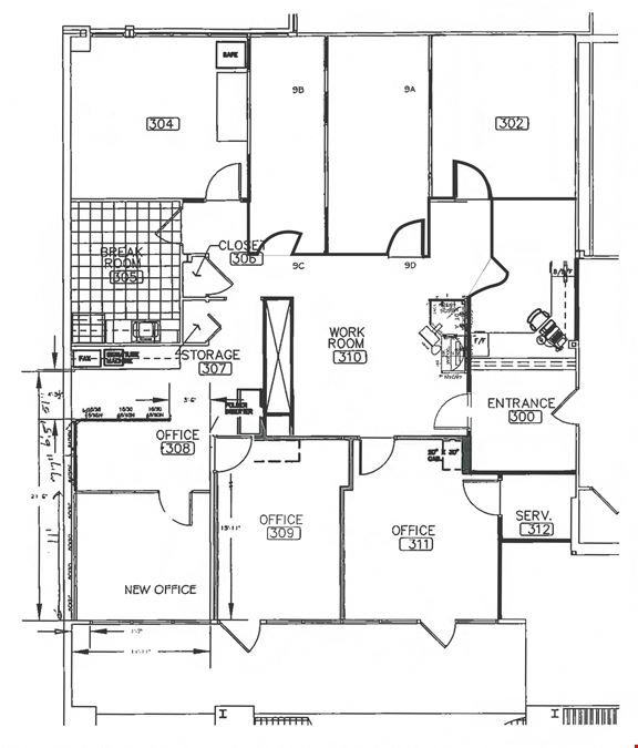 DOWNTOWN OFFICE WITH DOORSIDE PARKING