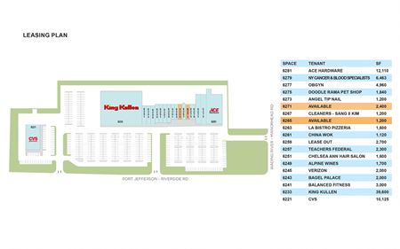 Preview of Retail space for Rent at 6221-6281 Route 25A