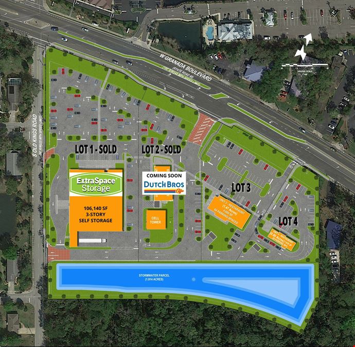 Ormond Central - Granada Boulevard Pad Ready Sites
