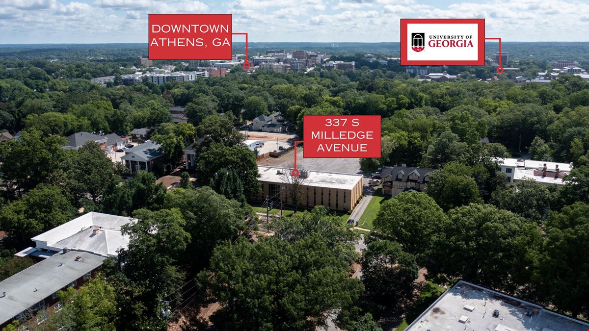 Landmark Office Building in Milledge Ave Historic District