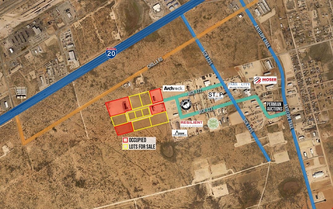 2.5 - 5.87+ Acre Lots For Sale! Near I-20 & Antelope Trail