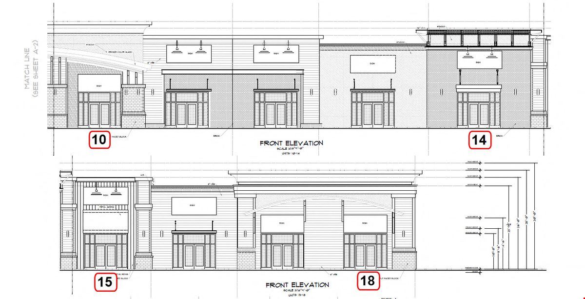 2 Spaces Left! Both 1,425 SF 1449 W 9 Mile Rd