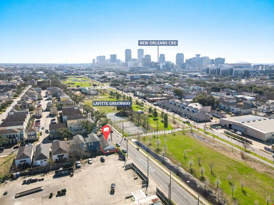 Prime Corner Property for Sale along Lafitte Greenway