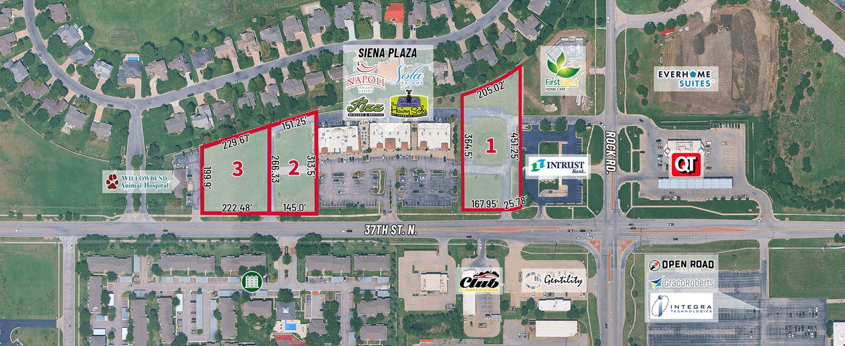 PAD SITES FOR SALE/LEASE AT SIENA PLAZA