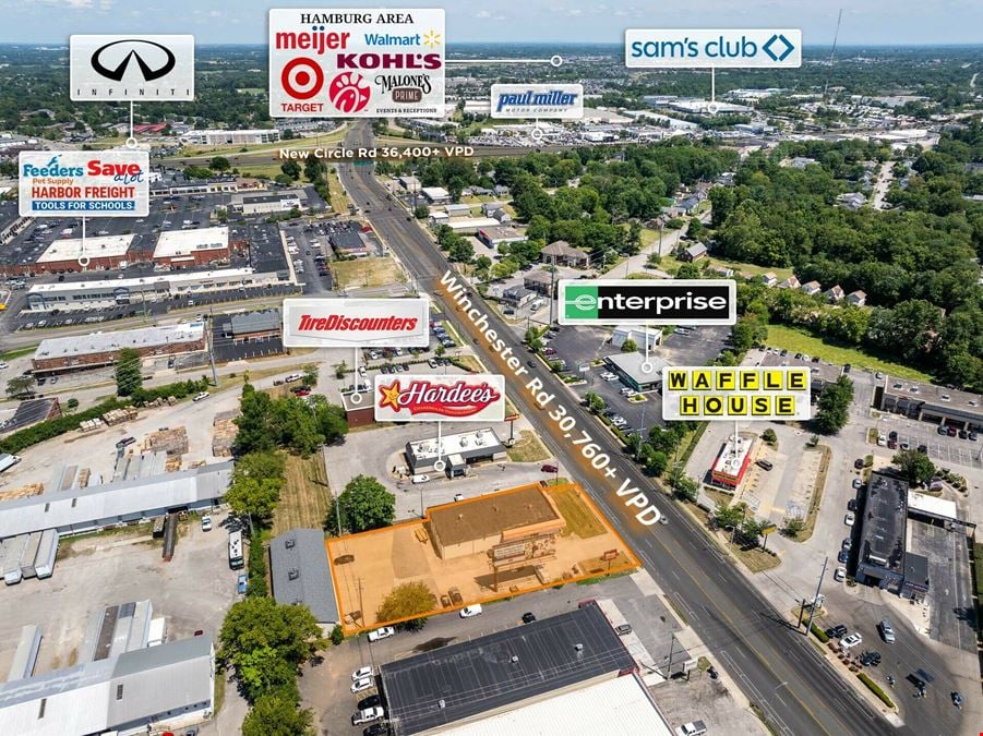 Free Standing Retail For Lease in Lexington, KY