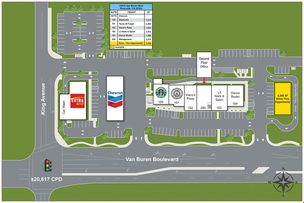 ±3,200 SF Drive-Thru Pad Opportunity & Office Space for Lease