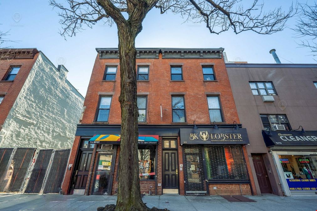 600 - 3,500 SF | 572 Myrtle Avenue | Glass Frontage Office/Retail For Lease