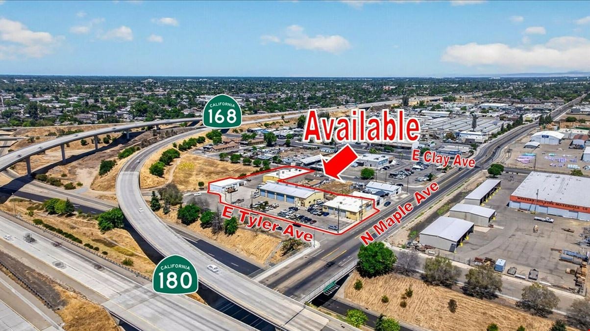 (4) Freestanding Industrial Buildings Near Airport in Fresno, CA