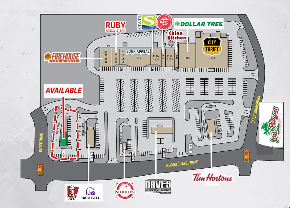 CONFIDENTIAL - 1,346 SF Building with Drive-Thru - Available - For Lease - DO NOT DISTURB TENANT