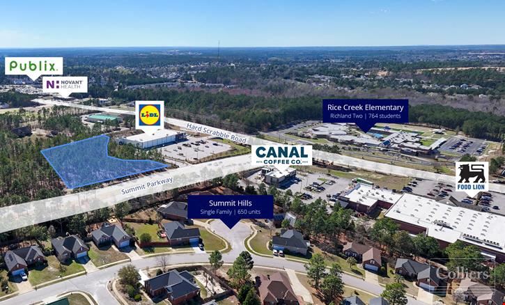±2.25-Acre Mixed-Use Development Opportunity in Booming Hard Scrabble Road Corridor | Columbia, SC