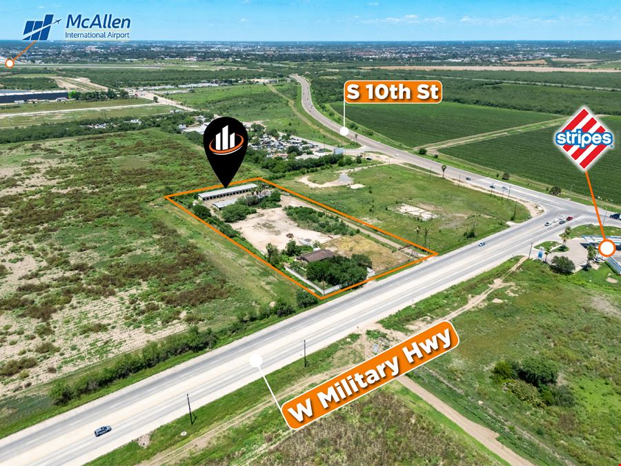 3.83 AC | 1105 West Military Highway | Light Industrial