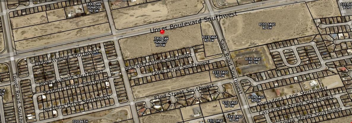 NWQ Unser Blvd SW and Sage Rd SW