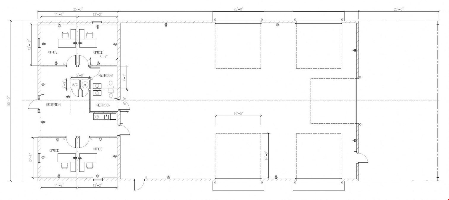 5,000 SF Warehouse on 2.5 Acres