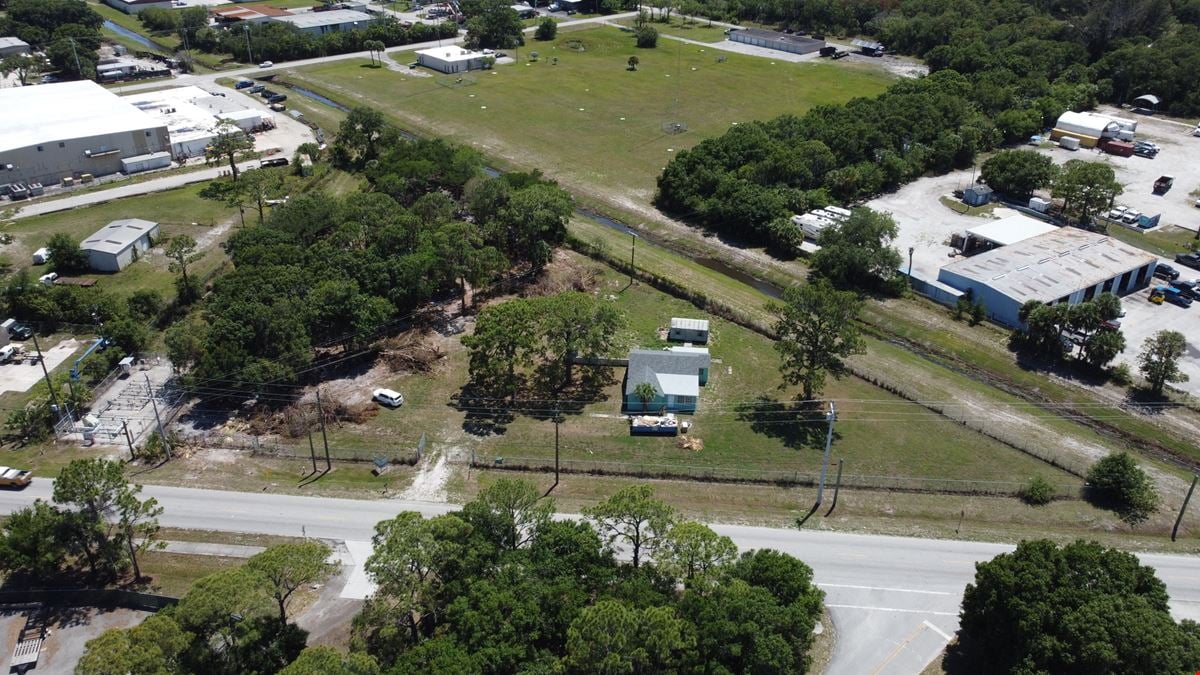 2.06 +/- Acre Industrial Land with Office