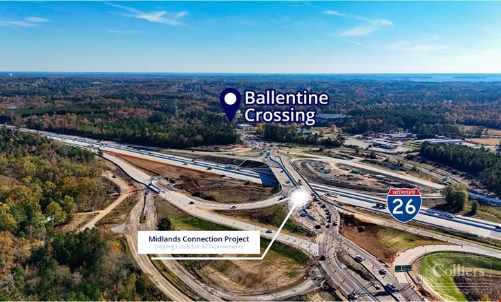Two Outparcels for Sale at Ballentine Crossing near Peak Exit Interchange | Irmo, SC