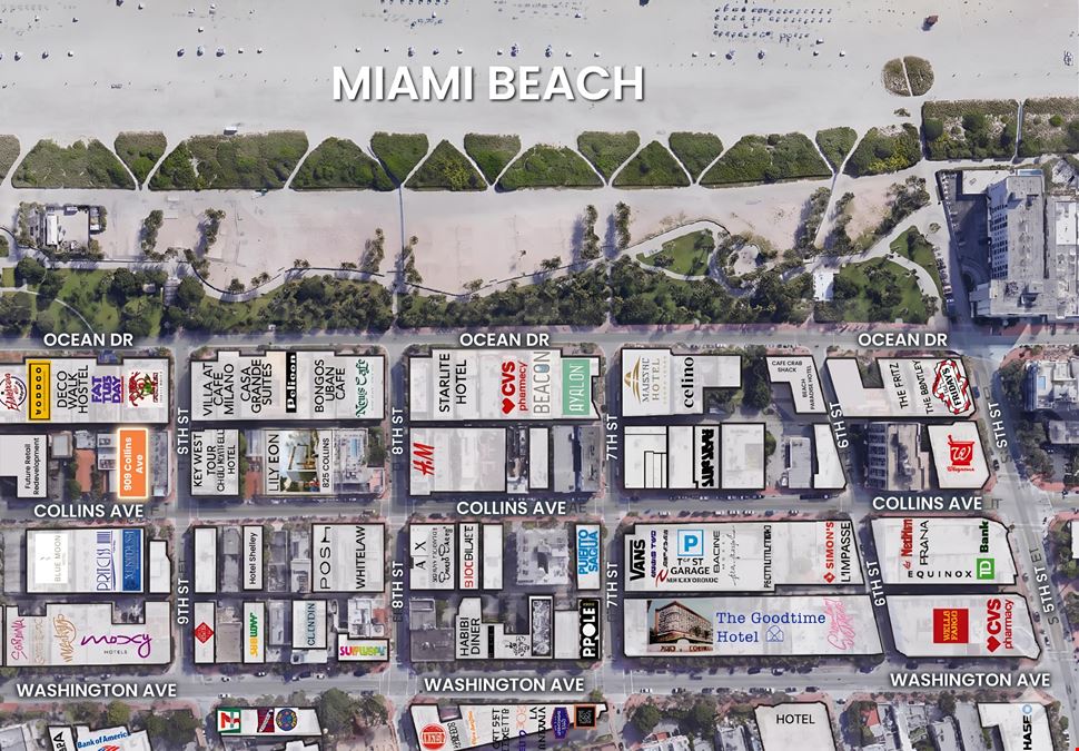 High-Visibility Collins Retail | Steps from Ocean Drive