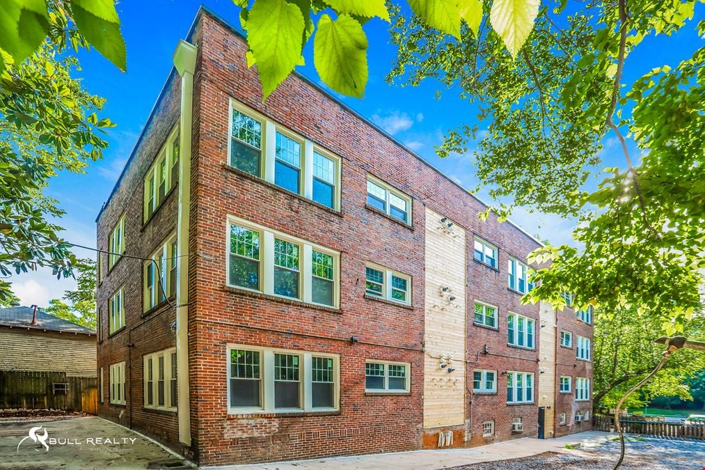 Newly Renovated Intown 10-Unit Apartment Building With Extra Land for Potential Development