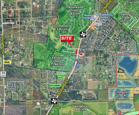 Preview of VacantLand space for Sale at SWC of FM-528 & FriendswoodTrail
