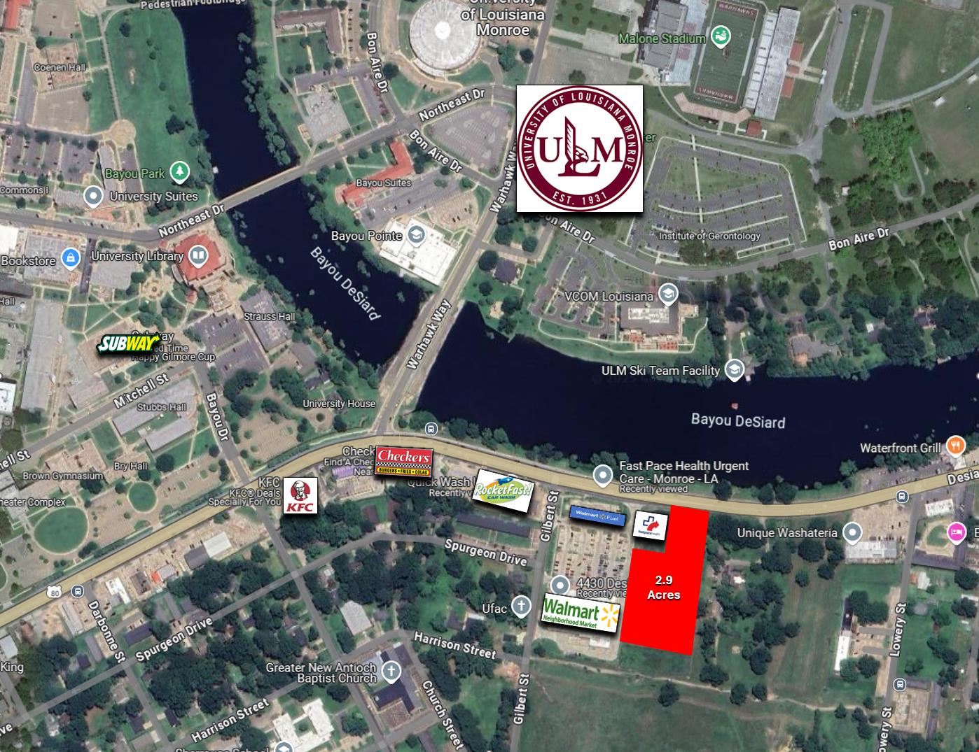 Outparcel Available - adjacent to Neighborhood Walmart