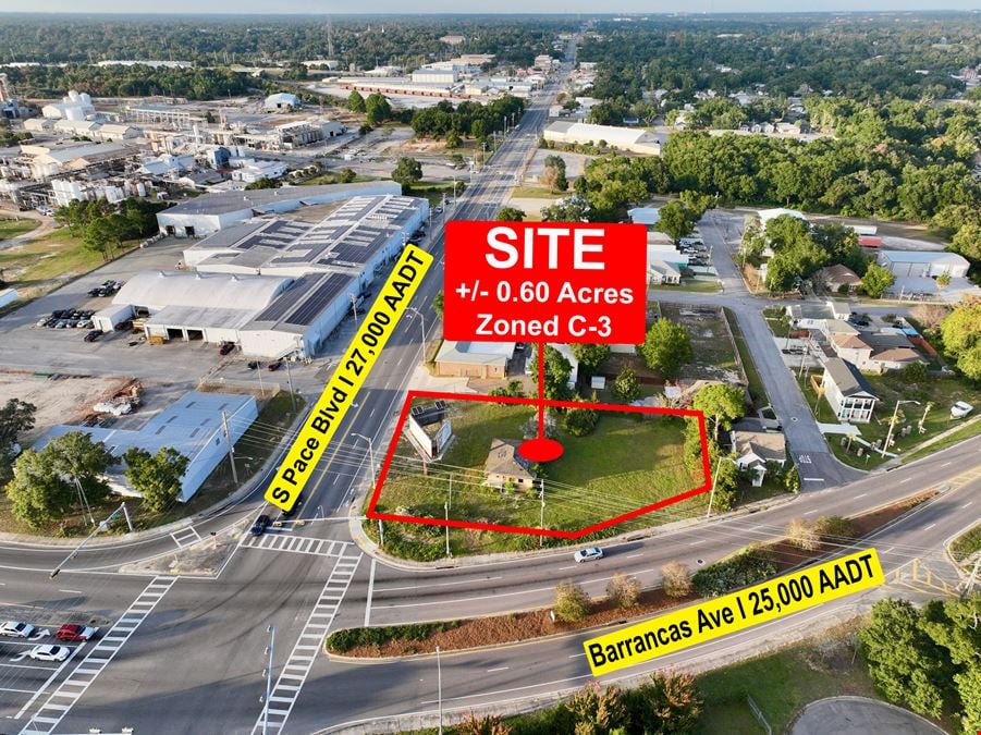 0.60-Acre C-3 Zoned Corner Lot – Pensacola, FL