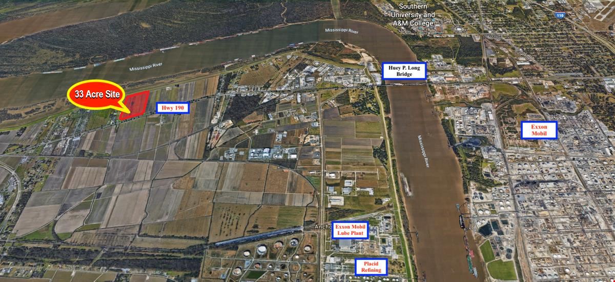 Industrial Land- 33 Acres on Hwy 190 near Chemical Plants