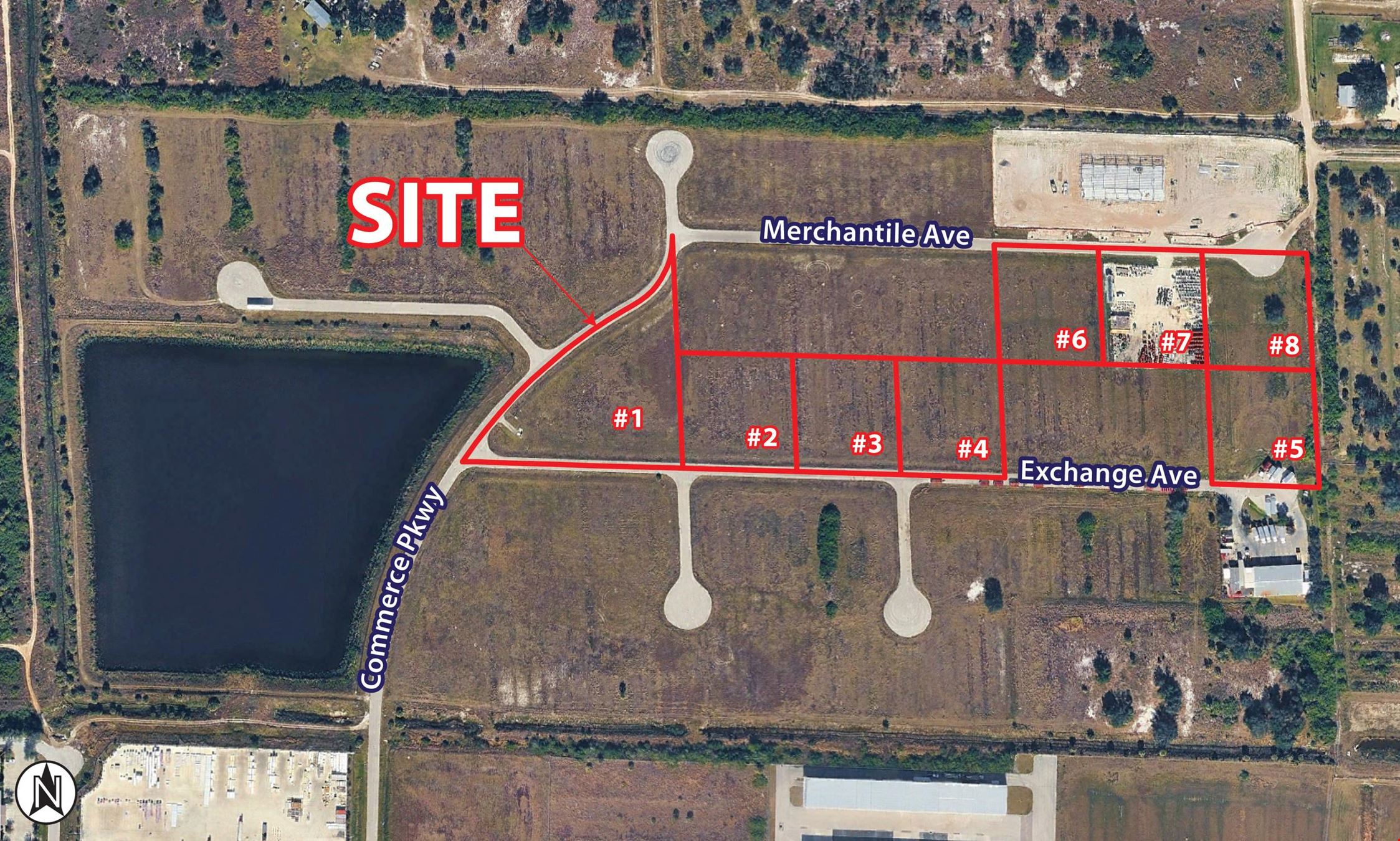 8 Industrial Lots Totaling 11.06 AC