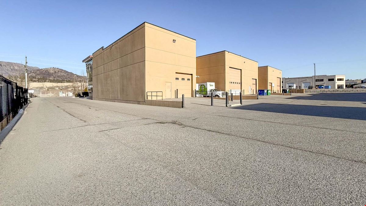 Centrally located industrial end-cap for sublease in the West Kelowna Business Park.