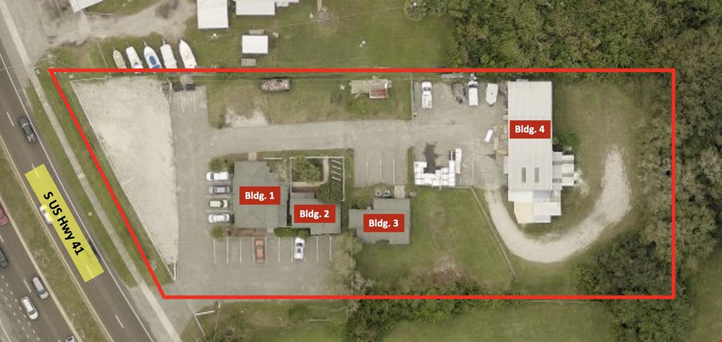 Office & Outdoor Storage For Lease - 1517 S US Hwy 41