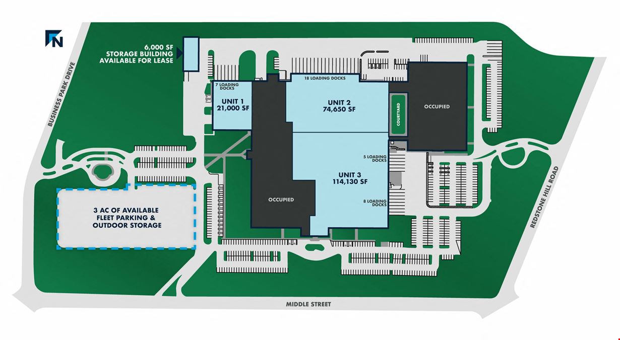 Up to 223,250 SF of Customizable & Demisable Industrial Space