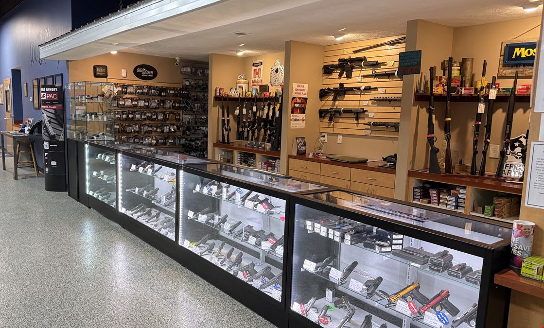 Retail Gun Sales and Indoor Firing Range Business along with Real Estate