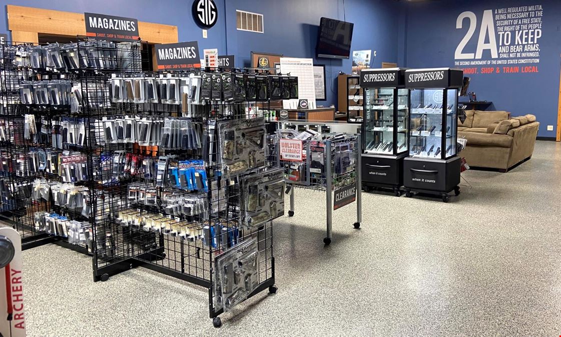 Retail Gun Sales and Indoor Firing Range Business along with Real Estate