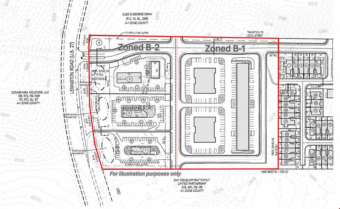 +/-1-15 AC Commercial Lots