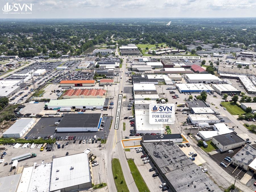3,483 SF Lexington Industrial Space