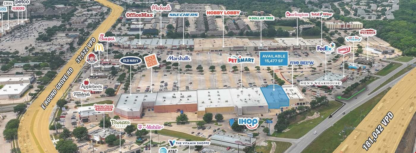 Former 15,477 SF Retail Space